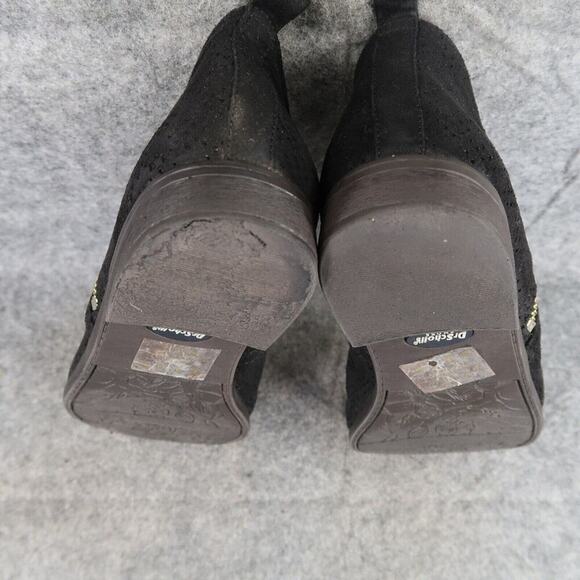 Dr Scholls Shoes Womens 6 Bootie Fashion Casual Comfort Black Zip Fabric Classic - Picture 11 of 14